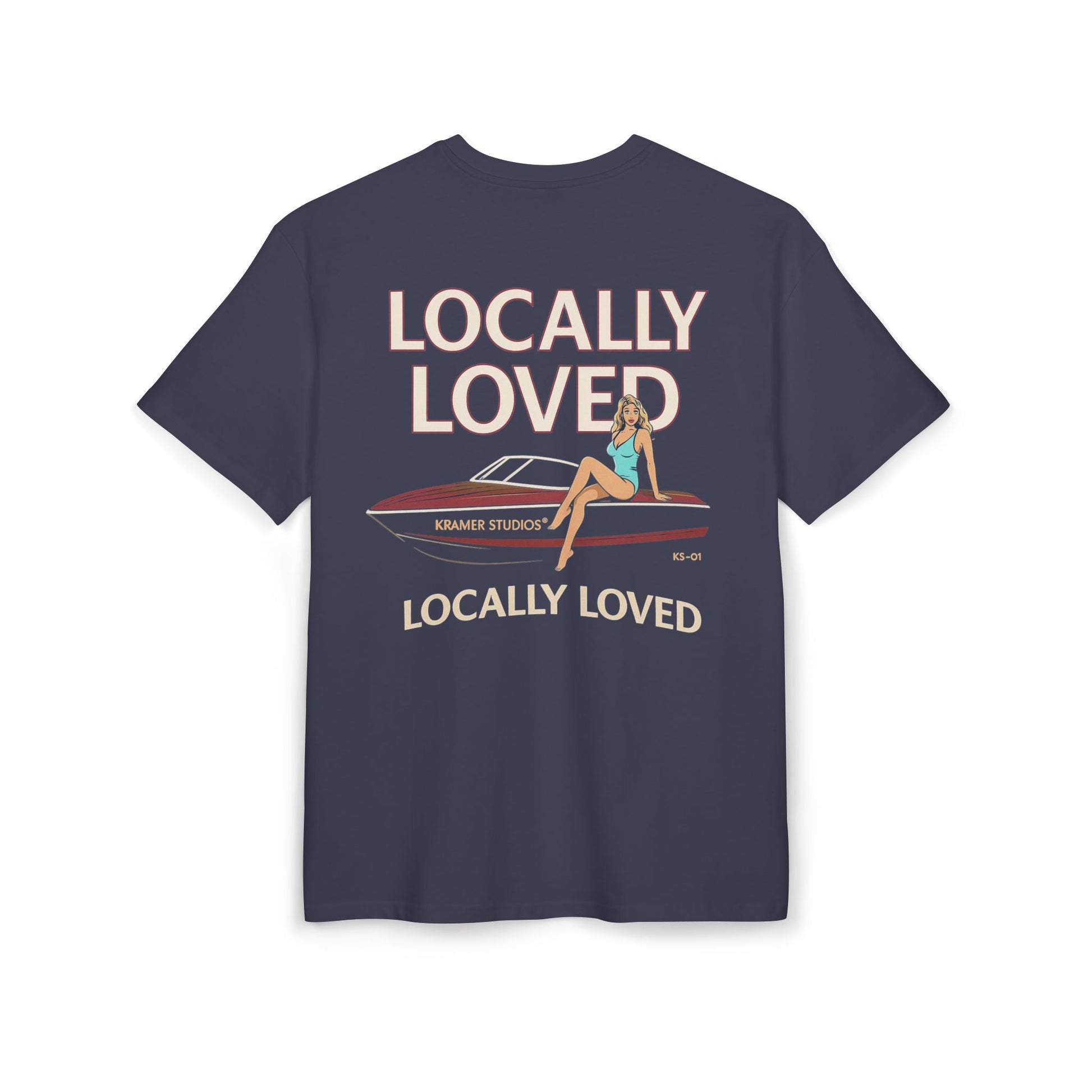 Locally Loved Oversize Tee , Cool Vintage Style