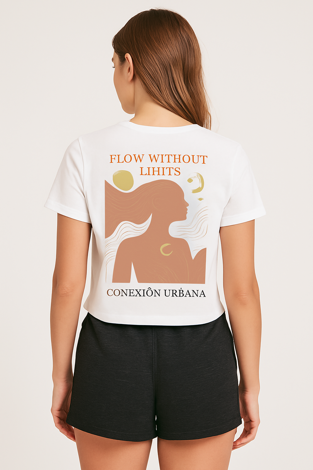 Women’s high-waisted t-shirt