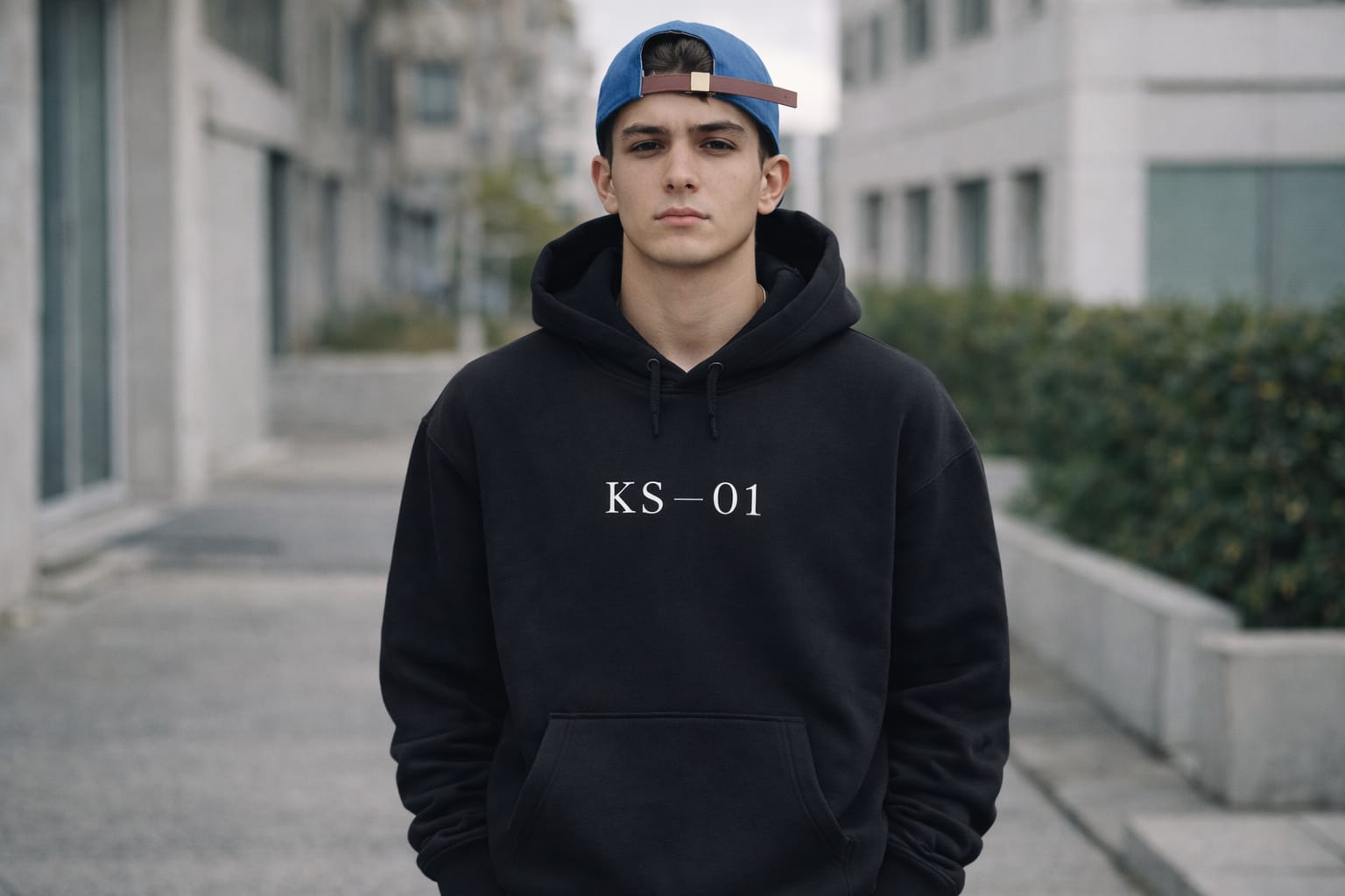 KS—01 Essential Hoodie — Black