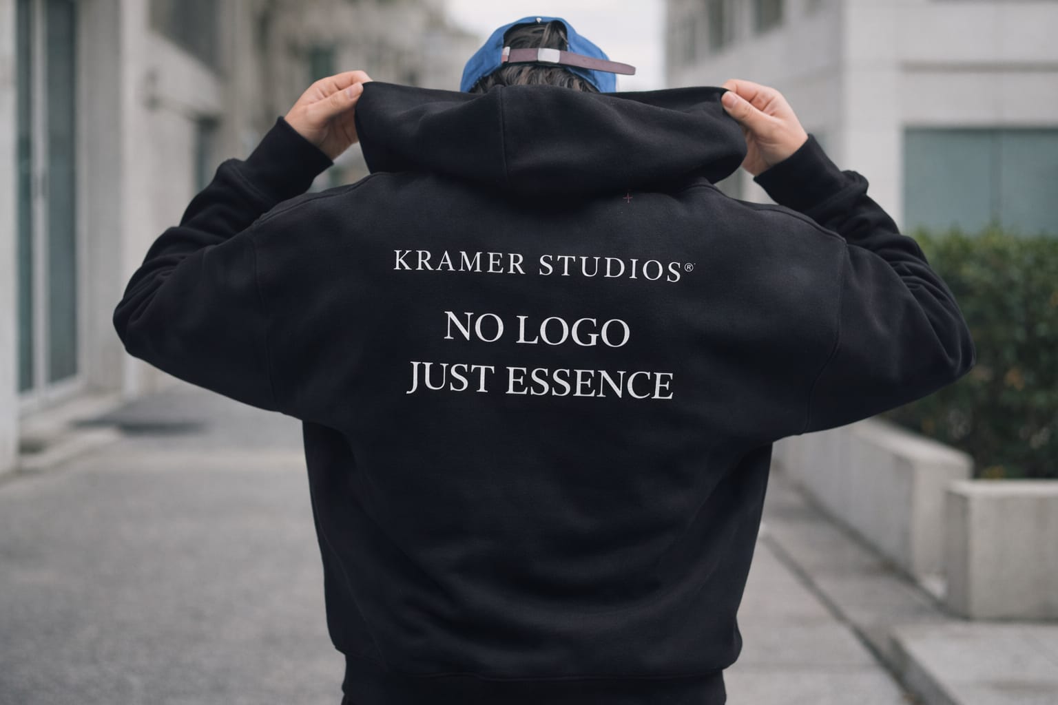 KS—01 Essential Hoodie — Black